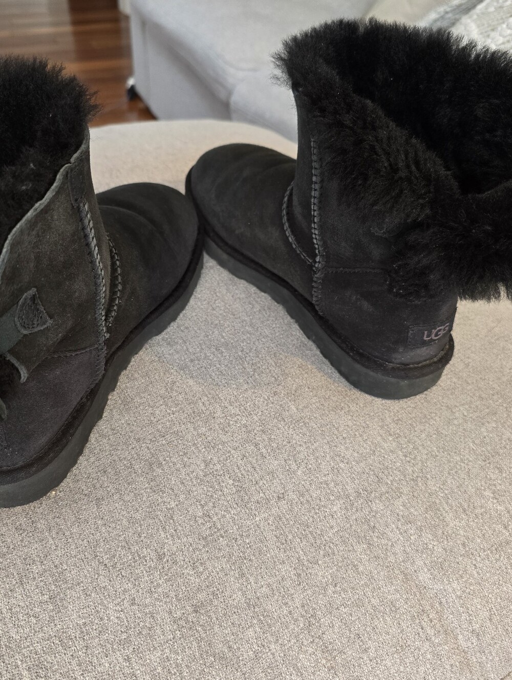 Black Shearling Lined Winter Boot - Women - Picture 11 of 14